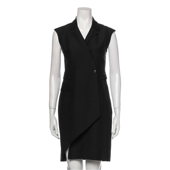 bill blass Dresses & Skirts - Bill Blass Silk Blend Sleeveless Blazer Dress Size 2